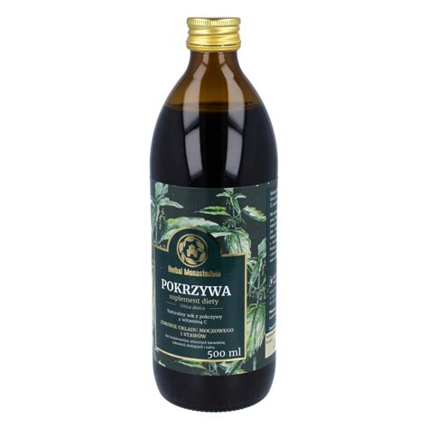 Herbal Monasterium sok z pokrzywy 500 ml skład cena opinie