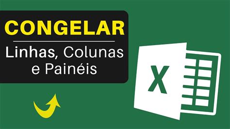 Como Congelar Linhas Colunas E Pain Is No Excel Youtube