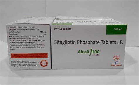 Sitagliptin Phosphate Tablets 100 Mg At Rs 1 Box Sitagliptin