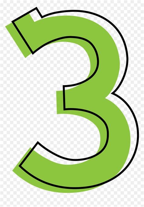 Number Three Clipart