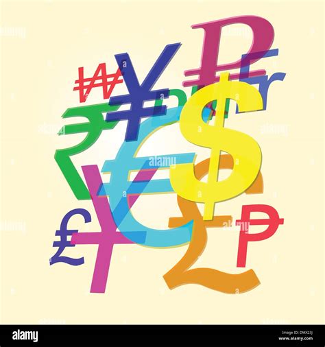 Symbols of world currencies Stock Vector Image & Art - Alamy