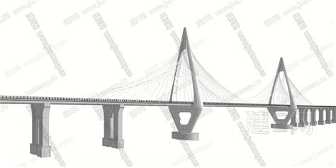 现代大桥模型su模型下载 Id103108078 建e室内设计网