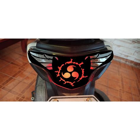 Yamaha Mio Gear Tail Light Decal Sharingan Design Shopee Philippines