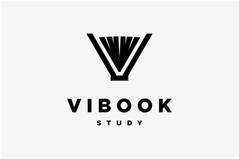 Letter V Book Education Logo Graphic By Sorestudios · Creative Fabrica