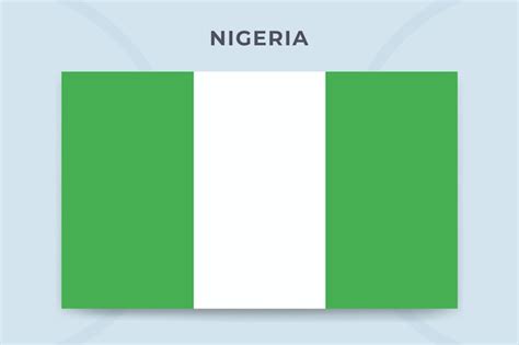 Premium Vector Nigeria National Flag Design Template