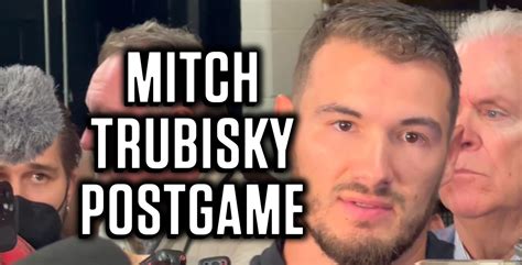 Video: Mitch Trubisky Speaks After Getting Benched by Steelers