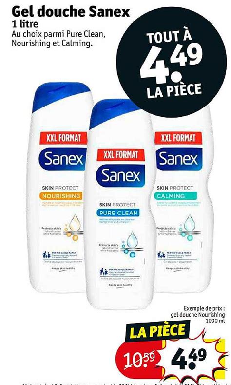 Promo Gel Douche Sanex Chez Kruidvat Icatalogue Fr