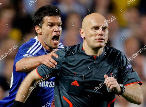 Referee Tom Henning Ovrebo Runs Away Editorial Stock Photo - Stock ...