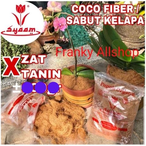 Jual COCOFIBER MEDIA TANAM SABUT KELAPA SYAAM KERING 250 GRAM