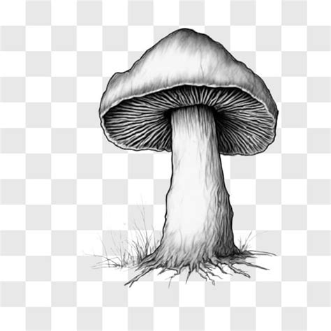 Download Detailed Drawing Of A Mushrooom Sketches Online Creative Fabrica