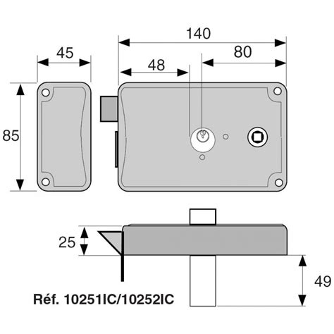 Serrure Pour Portail En Applique Fouillot Gauche Vari P Ne