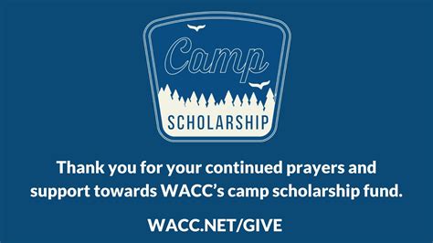 Camp Scholarships Whittier Area Community Church