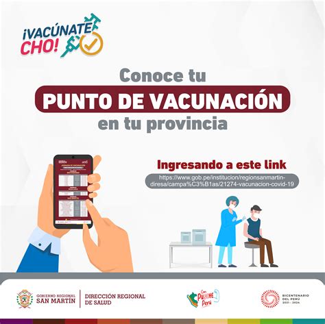 Conoce Tu Punto De Vacunaci N Covid Campa As Direcci N Regional