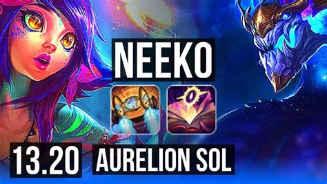 Neeko Vs Aurelion Sol Mid 6 1 4 600 Games Kr Master 13 20