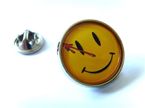 Watchmen Smile Lapel Pin Badge Etsy