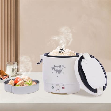 Mini Electric Lunch Box Rice Cooker 1L – Overstock