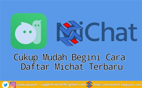 Begini Cara Daftar Michat Terbaru