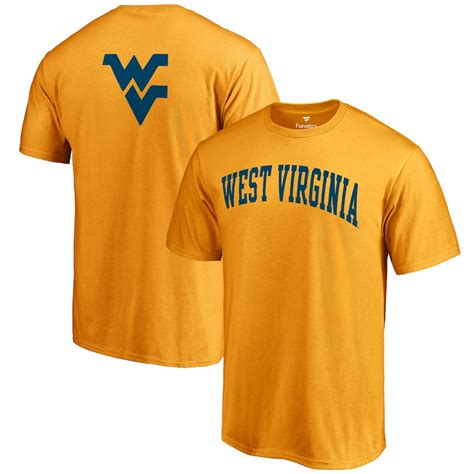 Mens Gold West Virginia Mountaineers Primetime T Shirt