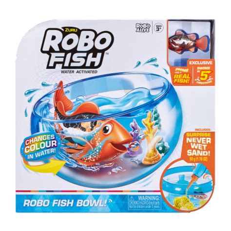 Zuru Robo Fish Robotic Fish And Tank Playset 1 Ct Smiths Food And Drug