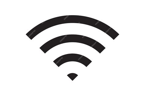 Premium Vector Wi Fi Symbol Signal Connection Vector Wireless Internet Technology Sign Wifi