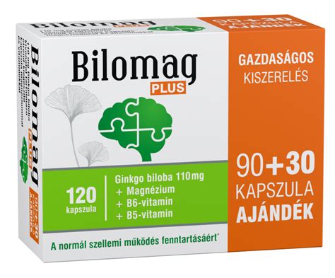 Bilomag Plus Mg Ginkgo Biloba Kapszula X Patika Akcio Hu