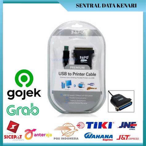 Jual Kabel Usb To Paralel BAFO Original USB To LPT Printer Shopee