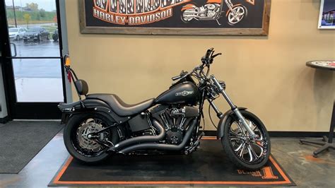 Custom Harley Davidson Softail Night Train In Black Denim Fxstb