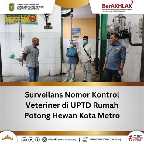 Surveilans Nomor Kontrol Veteriner Di UPTD Rumah Potong Hewan Kota