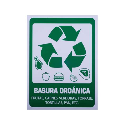 Señalamiento Basura Orgánica Safety Mart Mx