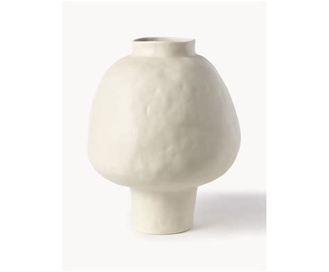 Handgefertigte Design Vase Saki Aus Steinzeug H Cm Westwing