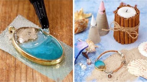 15 Stunning Resin And Jewelry Crafts And Diys Youtube