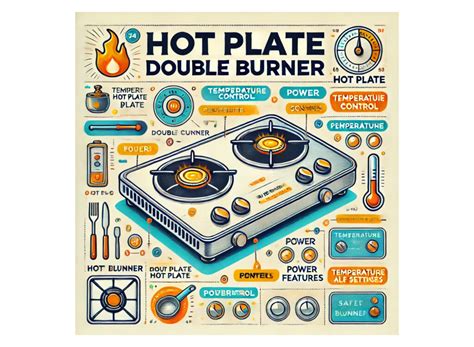 Hot Plate Double Burner For Cooking Top Electric Appliance