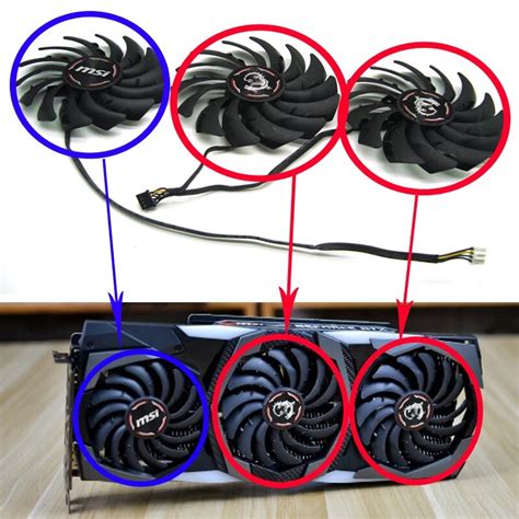 PLD09210B12HH PLD10010B12HH RTX2080 RTX2080Ti DC12V Per MSI RTX 2070