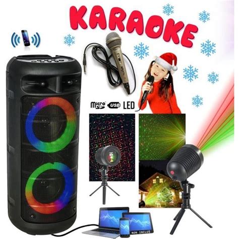 Enceinte Portable Sur Batterie Enfant Karaoke Party Alfa Usb