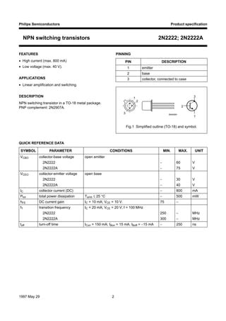 2 N2222 PDF