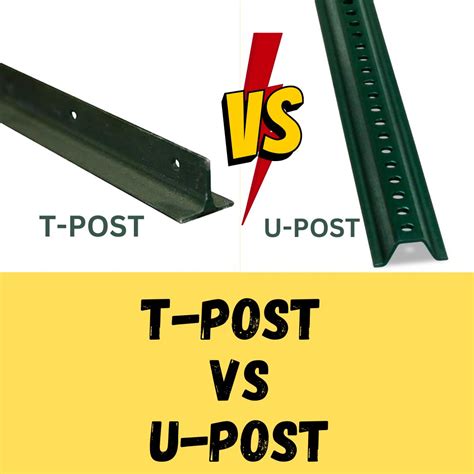 T Post And U Post Differences And Comparison Gardening For You