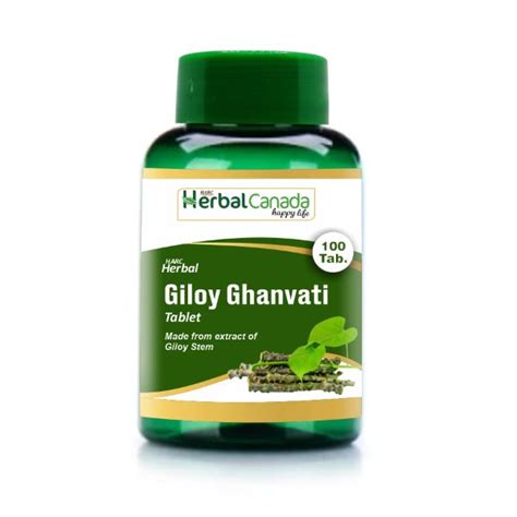 Buy Herbal Canada Giloy Ghan Vati Tablet 100 S Online At Best Price