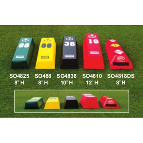 Fisher Football Stepover And Square Dummies Sports Facilities Group Inc