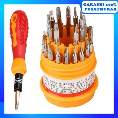 Jual Obeng Magnetic Kecil Obeng Set Multifungsi 31 In 1 Screwdriver