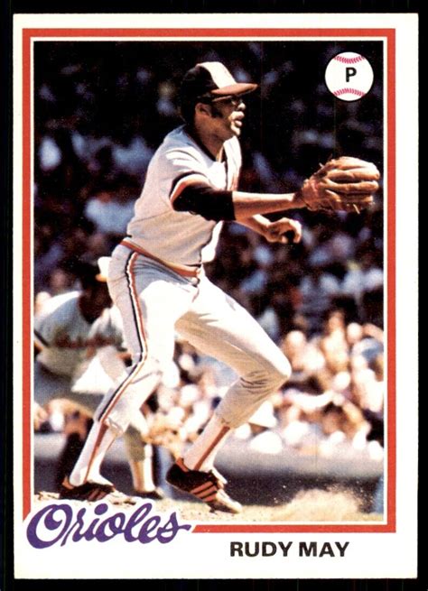 1978 Topps Rudy May 103 Baseball Cards 262 EBay