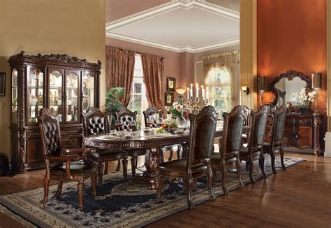 Acme Vendome Formal Dining Room Set In Cherry Dallas Designer