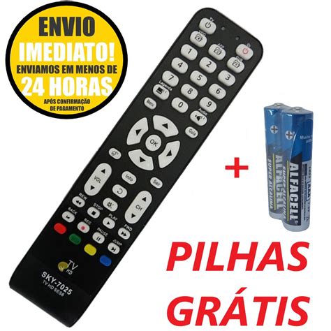 Controle Remoto Universal Para OI TV Elsys HD Digital 60 Receptores