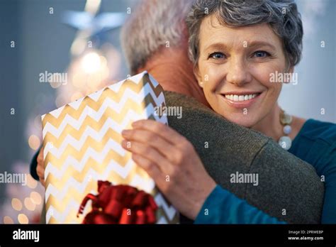 Spreading The Love At Christmas Portrait Of A Mature Woman Thanking