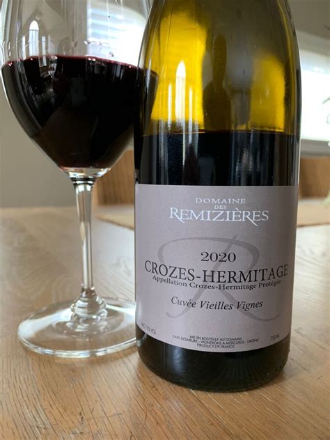 Domaine Des R Mizi Res Crozes Hermitage Cuv E Vieilles Vignes