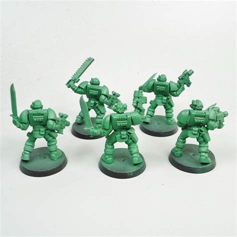 Warhammer 40k Army Space Marines Salamander Scout Squad Etsy Uk