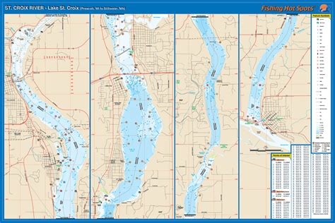 St Croix River Depth Map Stillwater Mn