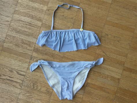 M Dchen Bikini Badeanzug Blau Gr Kaufen Auf Ricardo