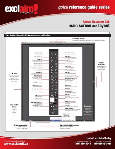 Free Adobe Illustrator Cs6 Quick Reference Guide From Exclaim