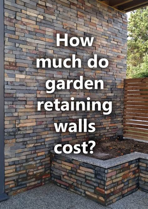 How Much Does It Cost To Build A Garden Retaining Wall Garden Design