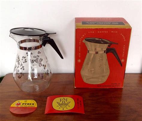 JAJ Pyrex 4 Cup Instant Tea Coffee Jug In Original Box Etsy UK